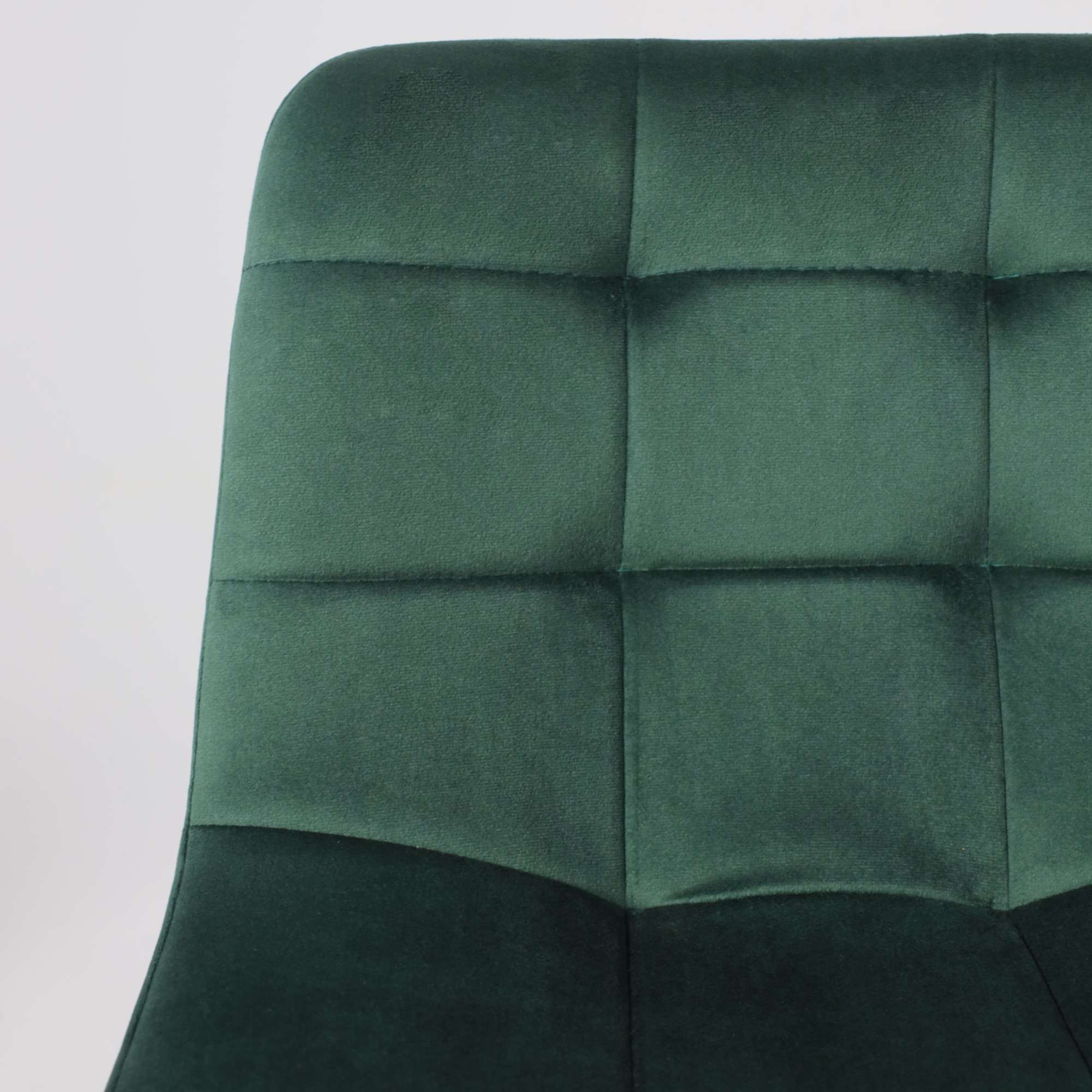 Стул барный Stella, зеленый, велюр