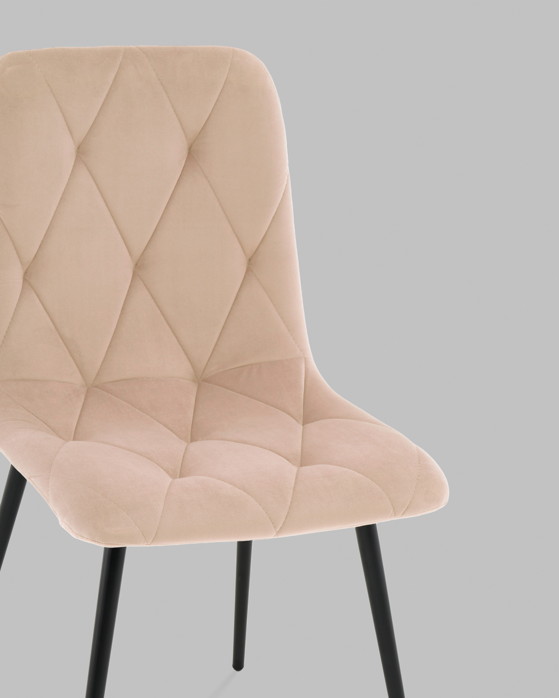 Стул Одди Diamond велюр бежевый