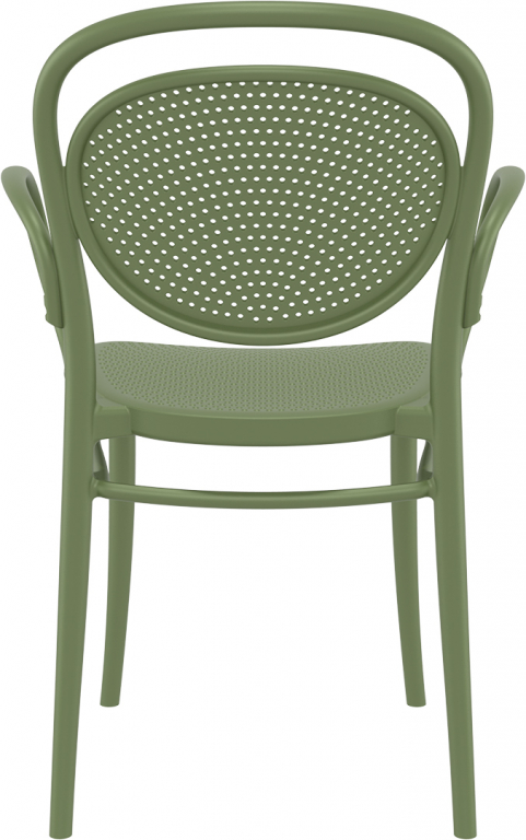 Кресло пластиковое Marcel XL оливковый