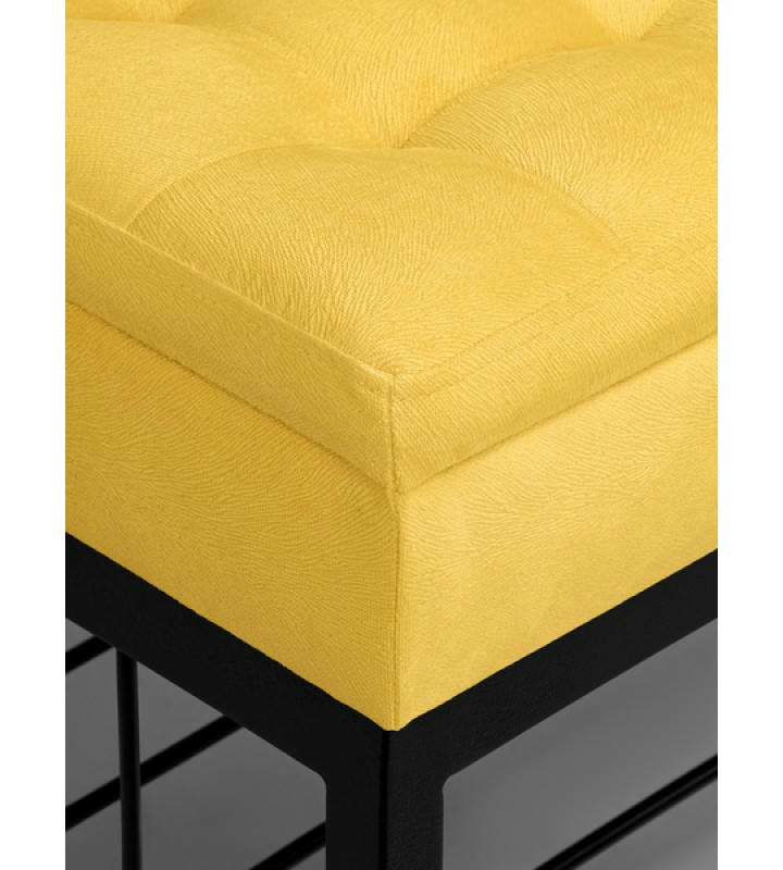 Банкетка Н-76 (черный/желтый)