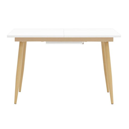 Стол обеденный Стокгольм раскладной 120/160*90 белый