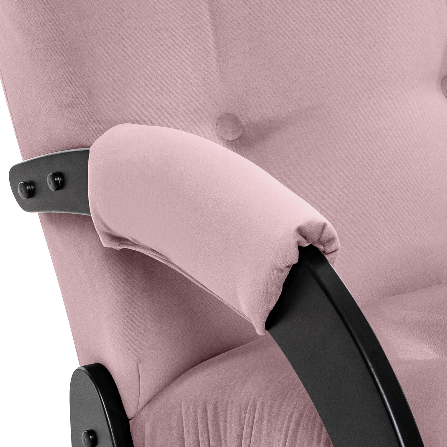 Кресло-качалка Модель 67 Венге, ткань V 11 цвет Венге