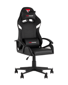 Кресло спортивное TopChairs Warden черно-белый