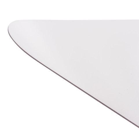 Коврик защитный для напольных покрытий BRABIX, поликарбонат, 100х120 см, глянец, толщина 1 мм, 604846