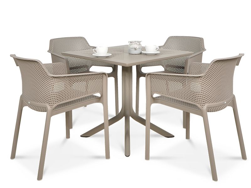 Кресло пластиковое Net тортора