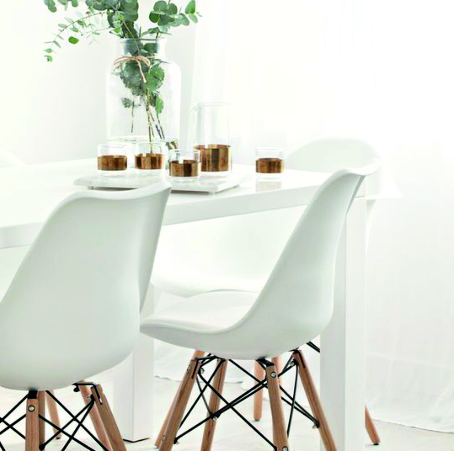 Стул Kord, белый, пластик