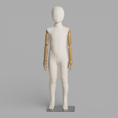 NK-1F Манекен детский тканевый c деревянными руками