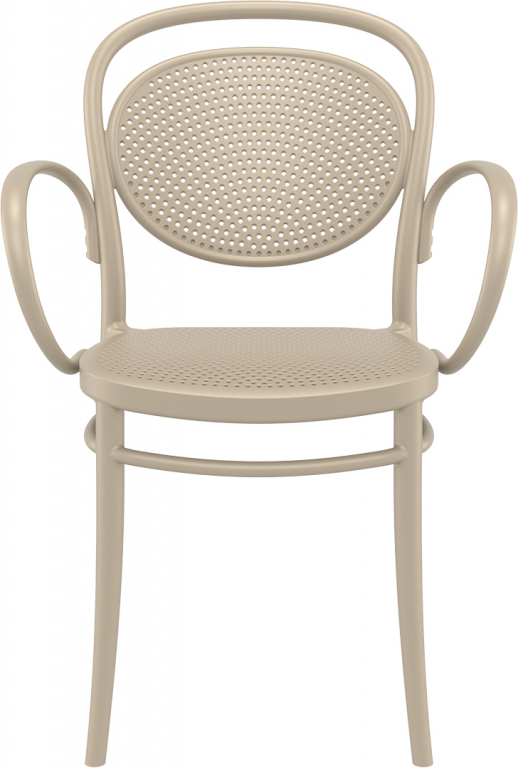 Кресло пластиковое Marcel XL бежевый