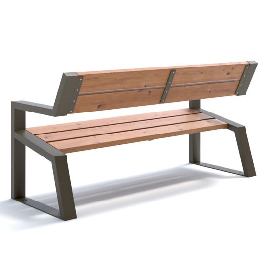 Скамья парковая «Mountain» 1600 мох