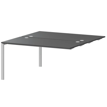 Модуль двойной на 2 рабочих места Арго-М АМБЭ-003.60 Антрацит/Белый