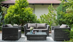 "Капучино Cингл" лаунж-зона из искусственного ротанга