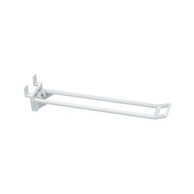 Крючок двойной DOUBLE HOOK-EP-100, белый, на экономпанель, длина 100 мм