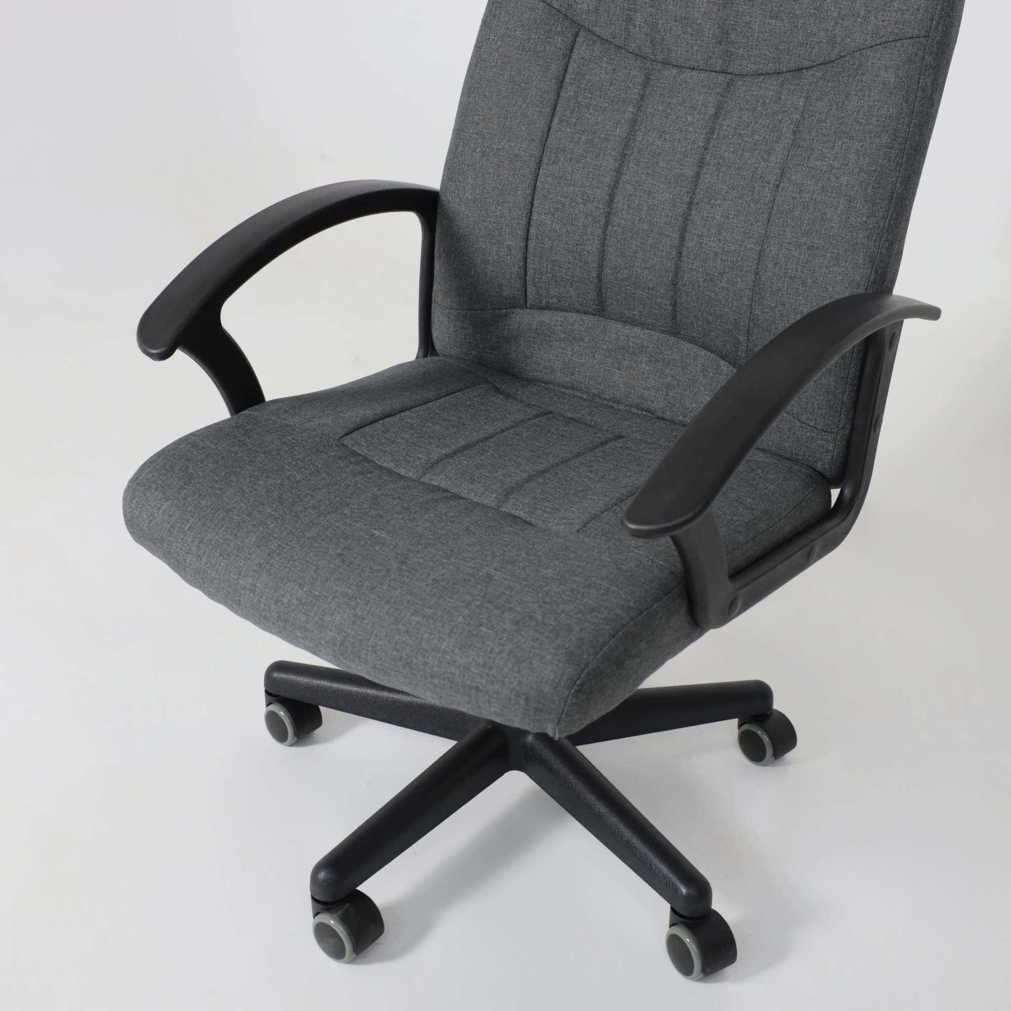 Кресло поворотное Polo, серый, ткань