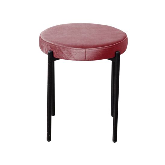 Табурет мягкий Mason бархат пудровый