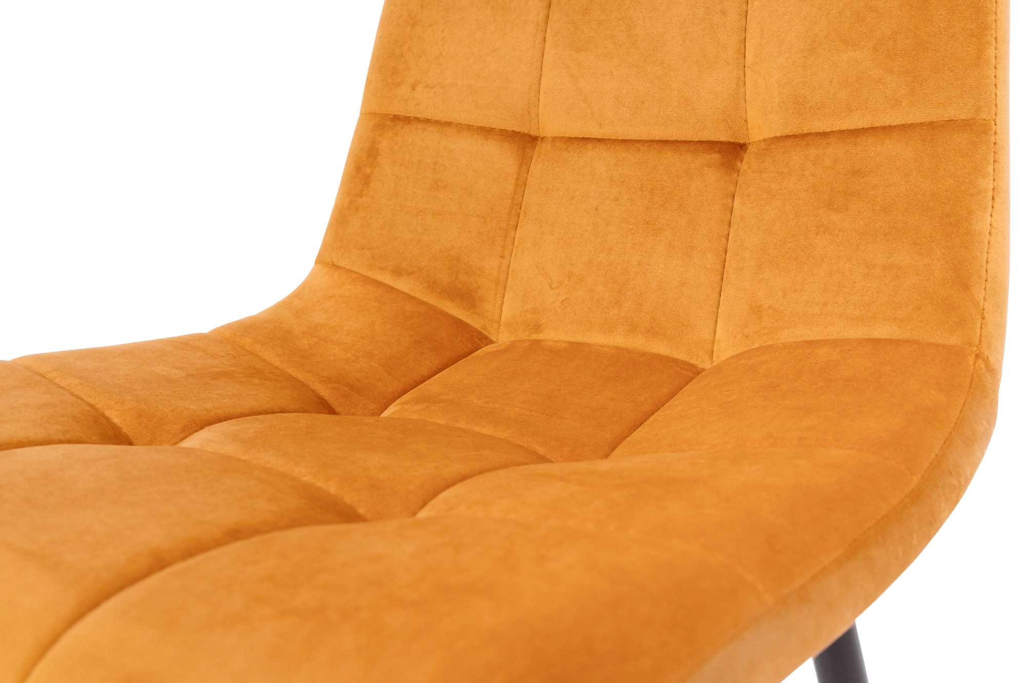 Стул Dallas, горчичный, велюр