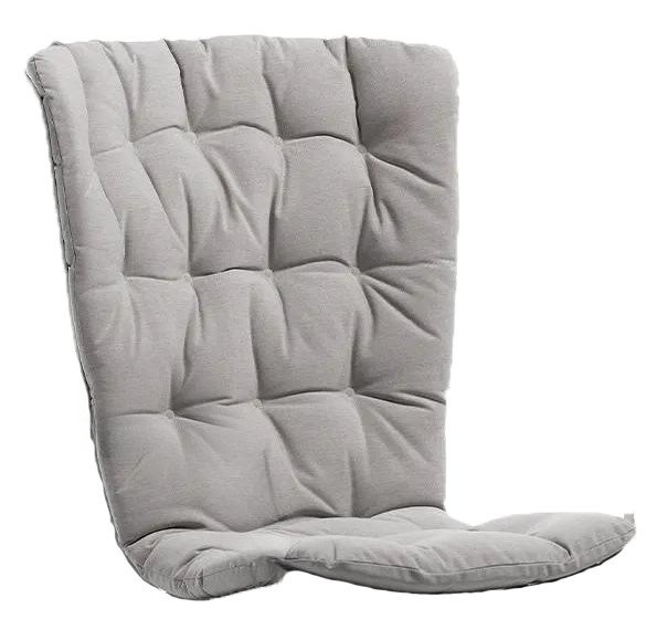 Лаунж-кресло пластиковое с подушкой Folio тортора, серый