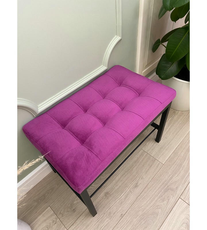 Банкетка Сканди-60 (фуксия/черный)