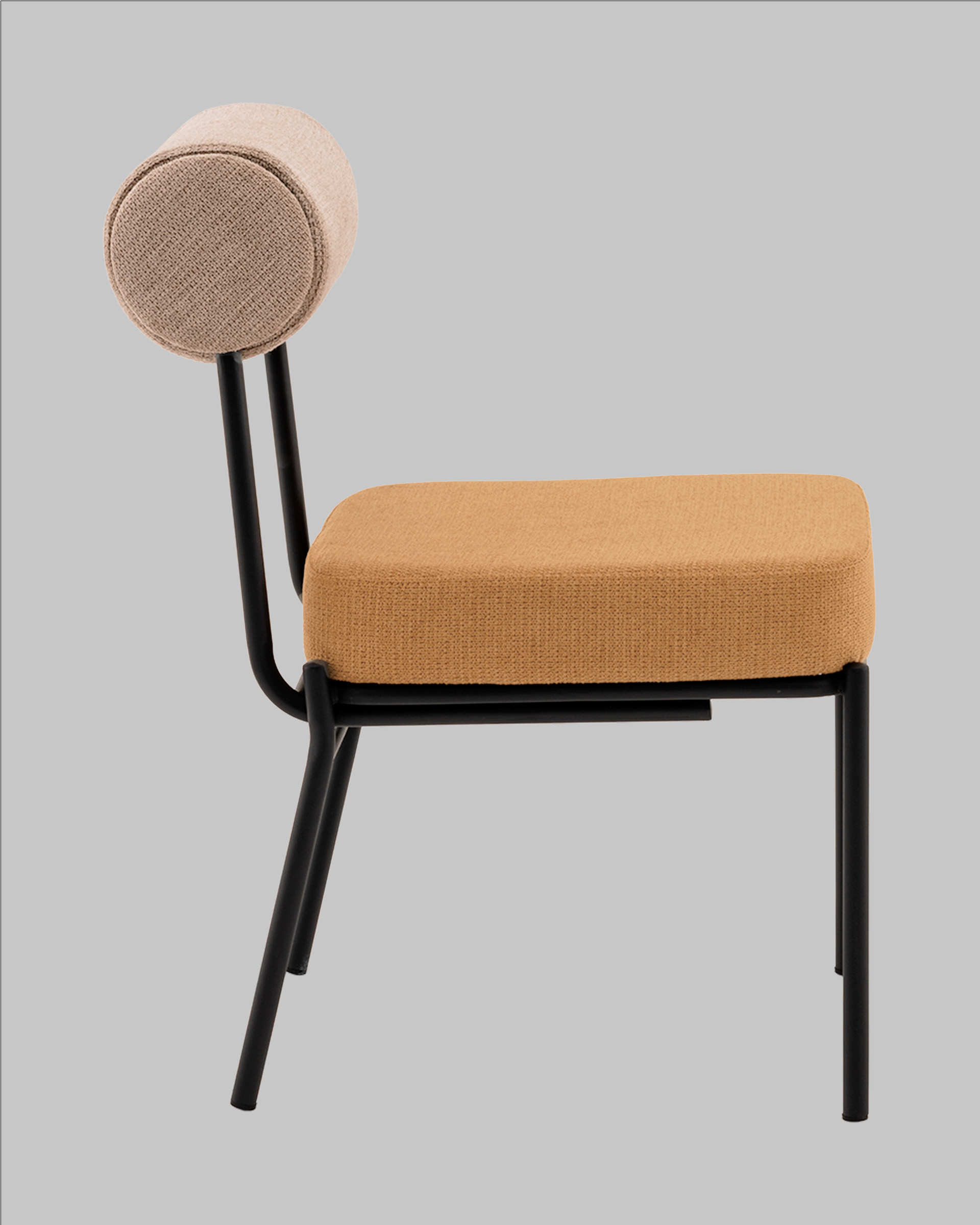 Стул обеденный Ponpoun бежевый терракотовый