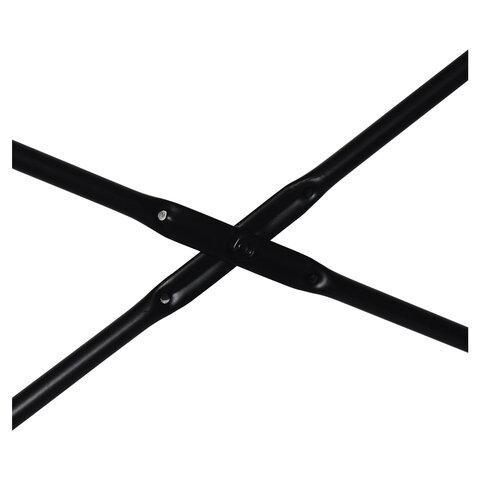 Стол на металлокаркасе BRABIX "LOFT CD-005",1200х520х1200 мм, 3 полки, цвет дуб натуральный, 641223