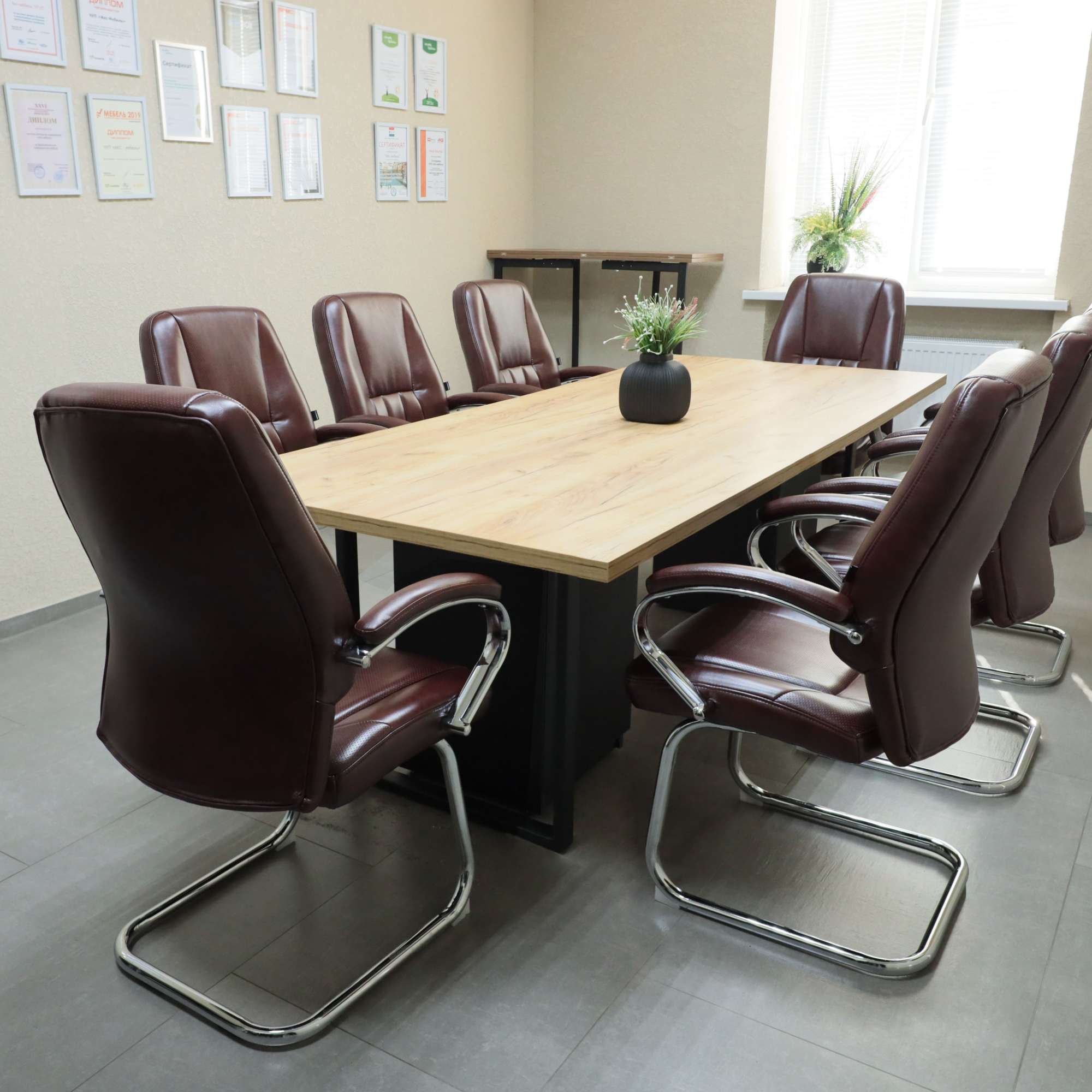 Стул King, коричневый бриллиант, экокожа