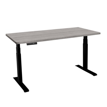 Стол с регулировкой высоты электрический LuxAlto LA-T33-2A3 черный/дуб бежево-серый ЛДСП 120*70*2.5