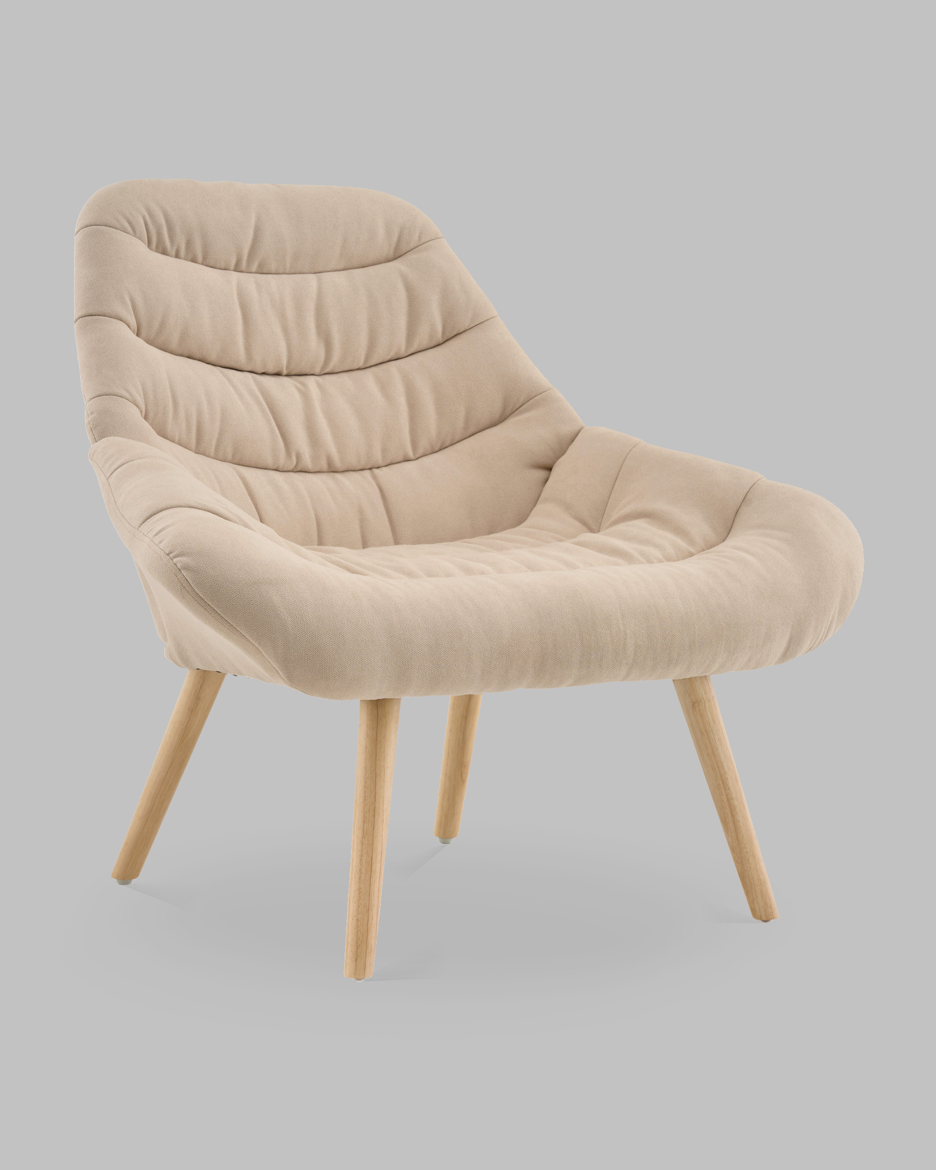 Кресло Олби Страйпс бежевый