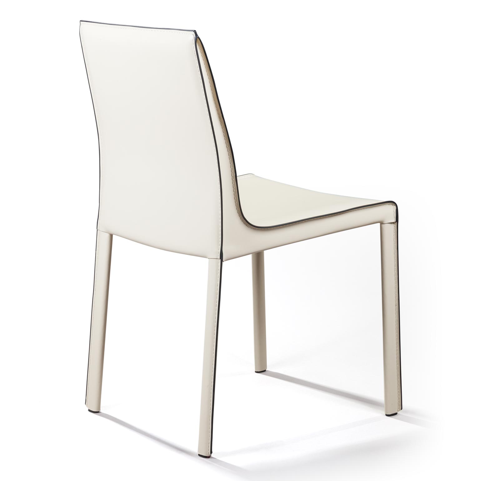 Стул Барри, кожа бежевый