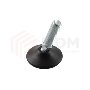 Ножка на подвижном шарнире, M10x30, D-40, черная