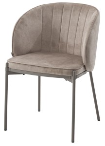 Стул DIANA VBP-207 античный бежевый, велюр / латте каркас