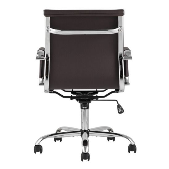 Кресло офисное TopChairs City S, коричневое