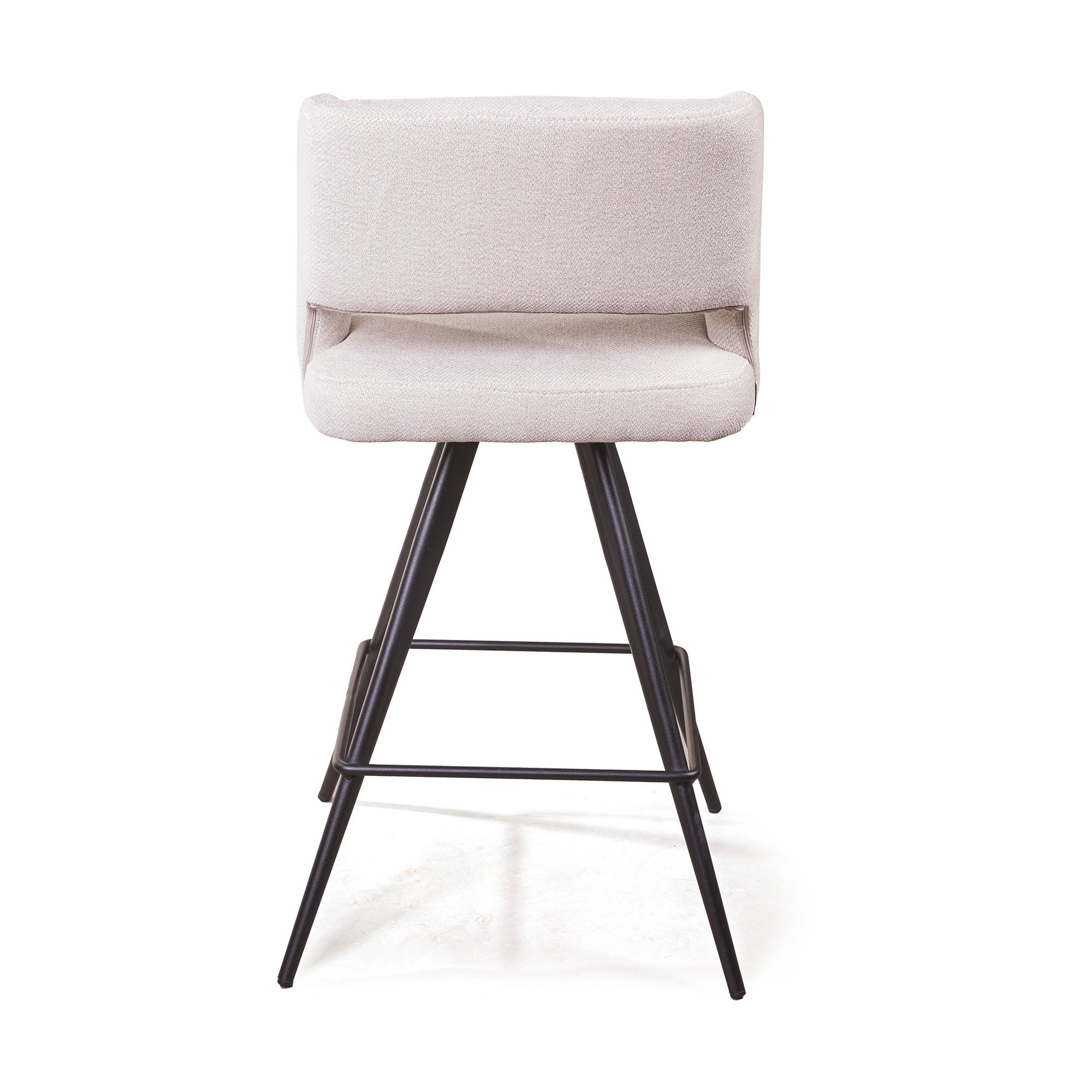 Стул полубарный Молли, ткань бежевый