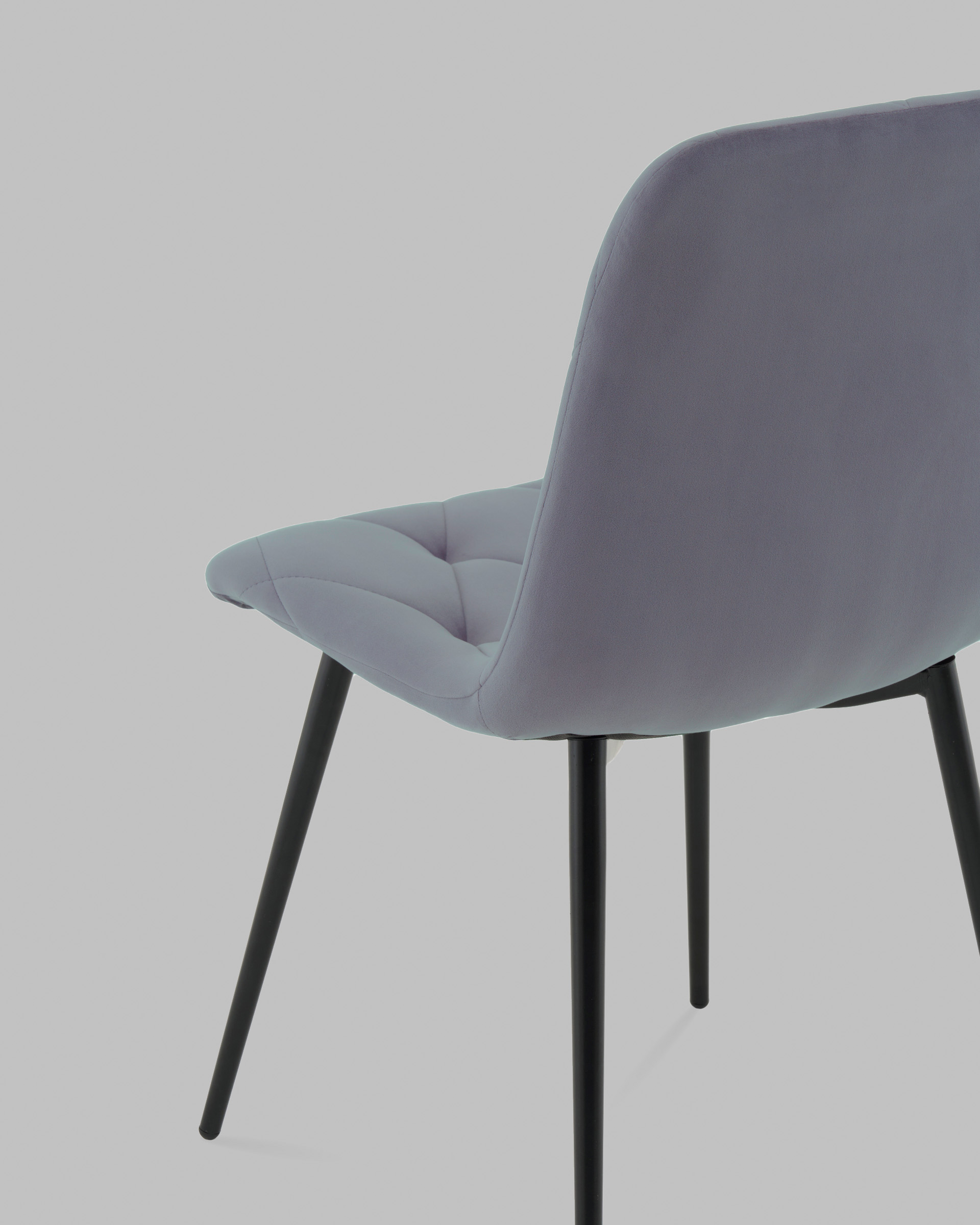 Стул Одди Diamond велюр серый