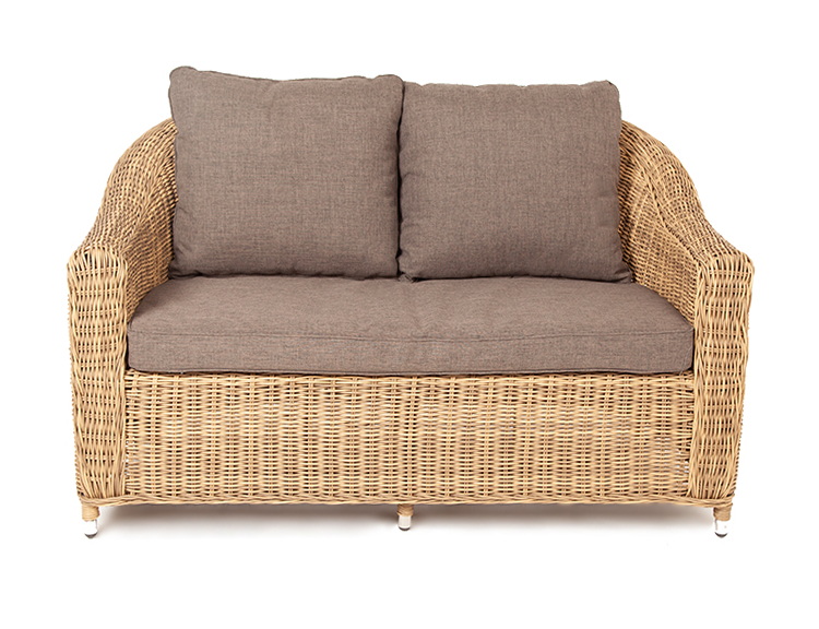 "Кон Панна" диван из искусственного ротанга двухместный