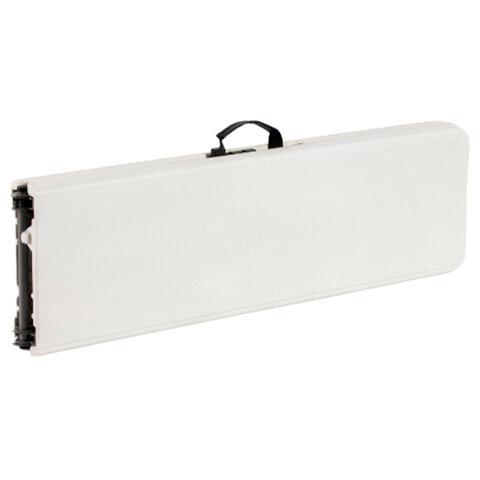 Скамья складная NOSTRESS (НОСТРЕСС) "Country FB-005" (1800х280х435 мм), пластик HDPE, белая, 680058