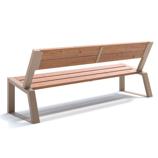 Скамья парковая «Stone» 2000 латте