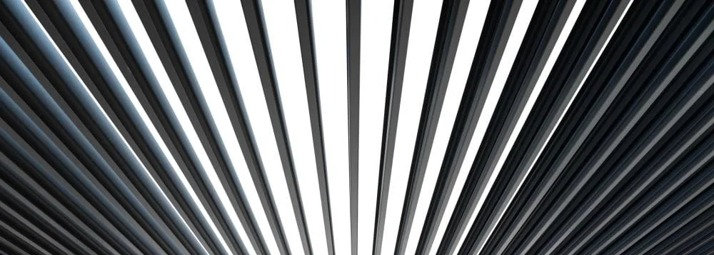 Пергола биоклиматическая для террасы 3х6 м Astrol Pergola темно-серый