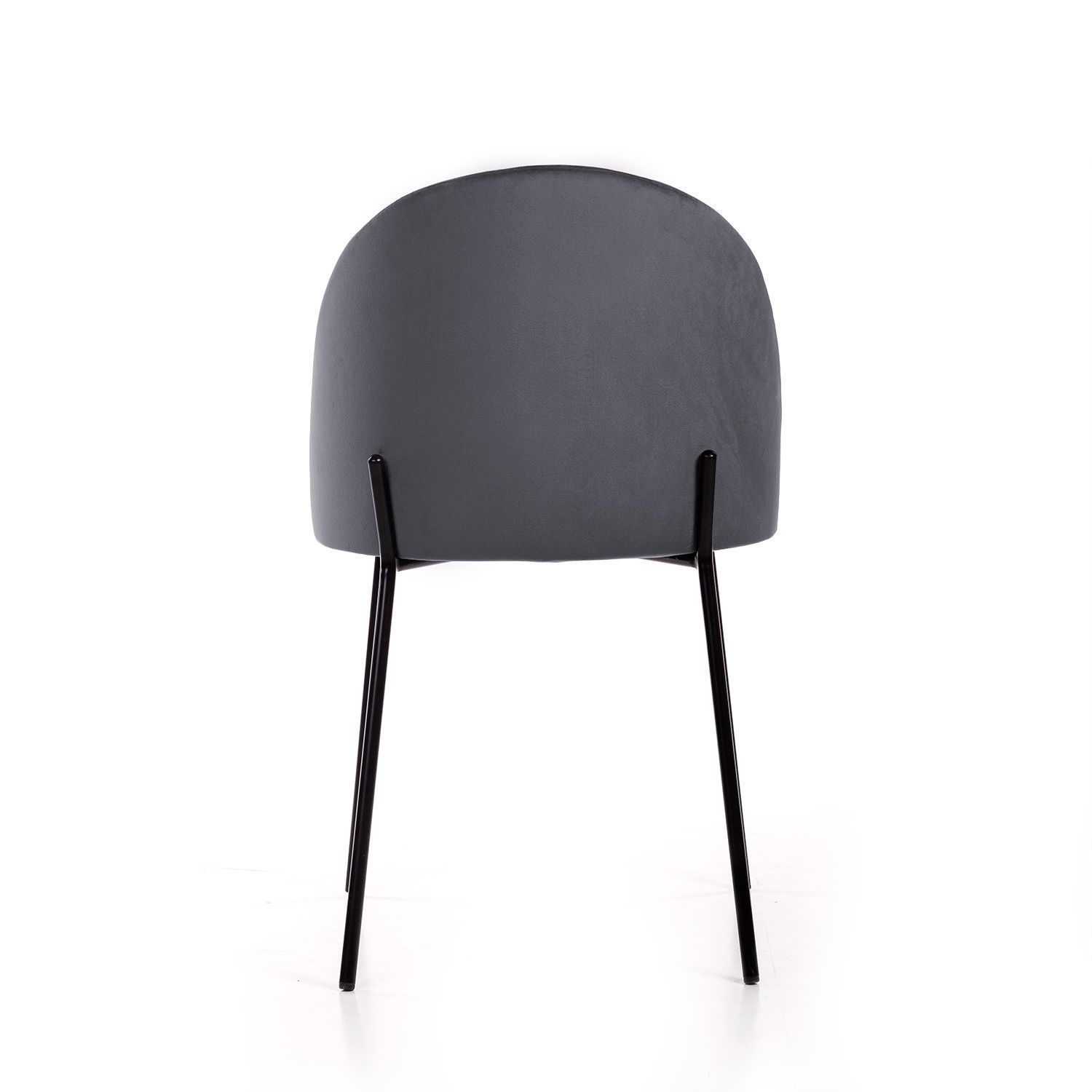 Стул Норд ромб, бархат серый 27