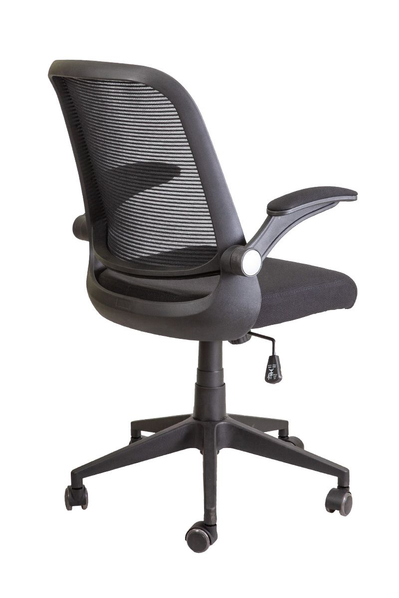 Кресло поворотное Milan, черный, сетка