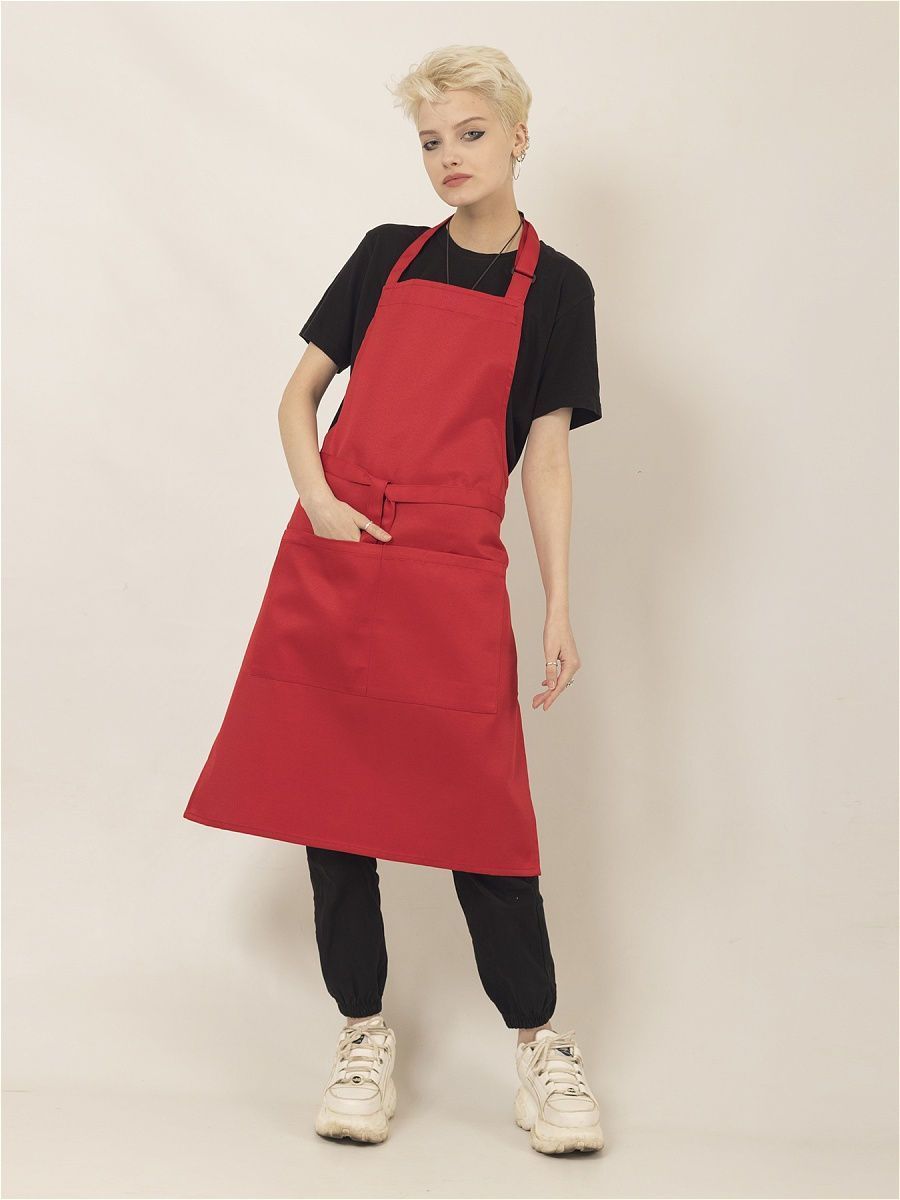 Фартук рабочий Base proff красный