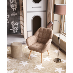 Пуф-столик с ящиком Хюгге S рогожка бежевый