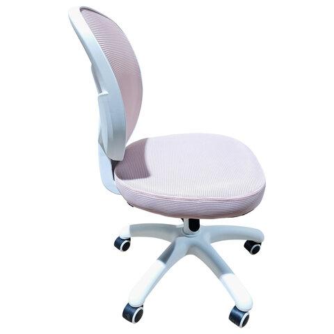 Кресло детское BRABIX KIDS "MG-230", без подлокотников, сетка/ткань TW, розовое, 533319