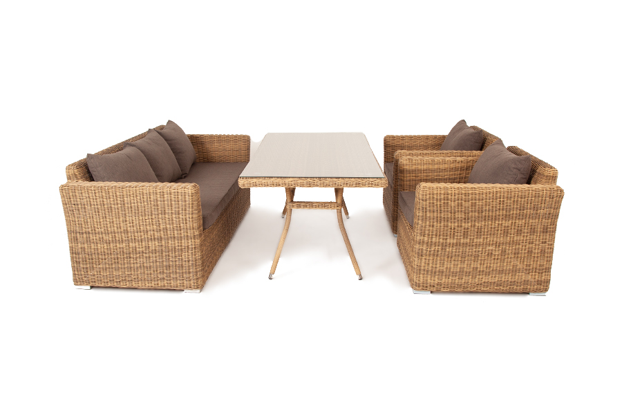 "Моккачино" обеденная группа из искусственного ротанга