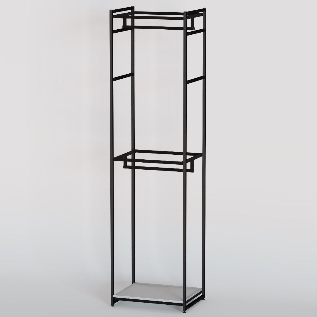 Стеллаж для одежды A2260-04-ЧБ 220х60х45