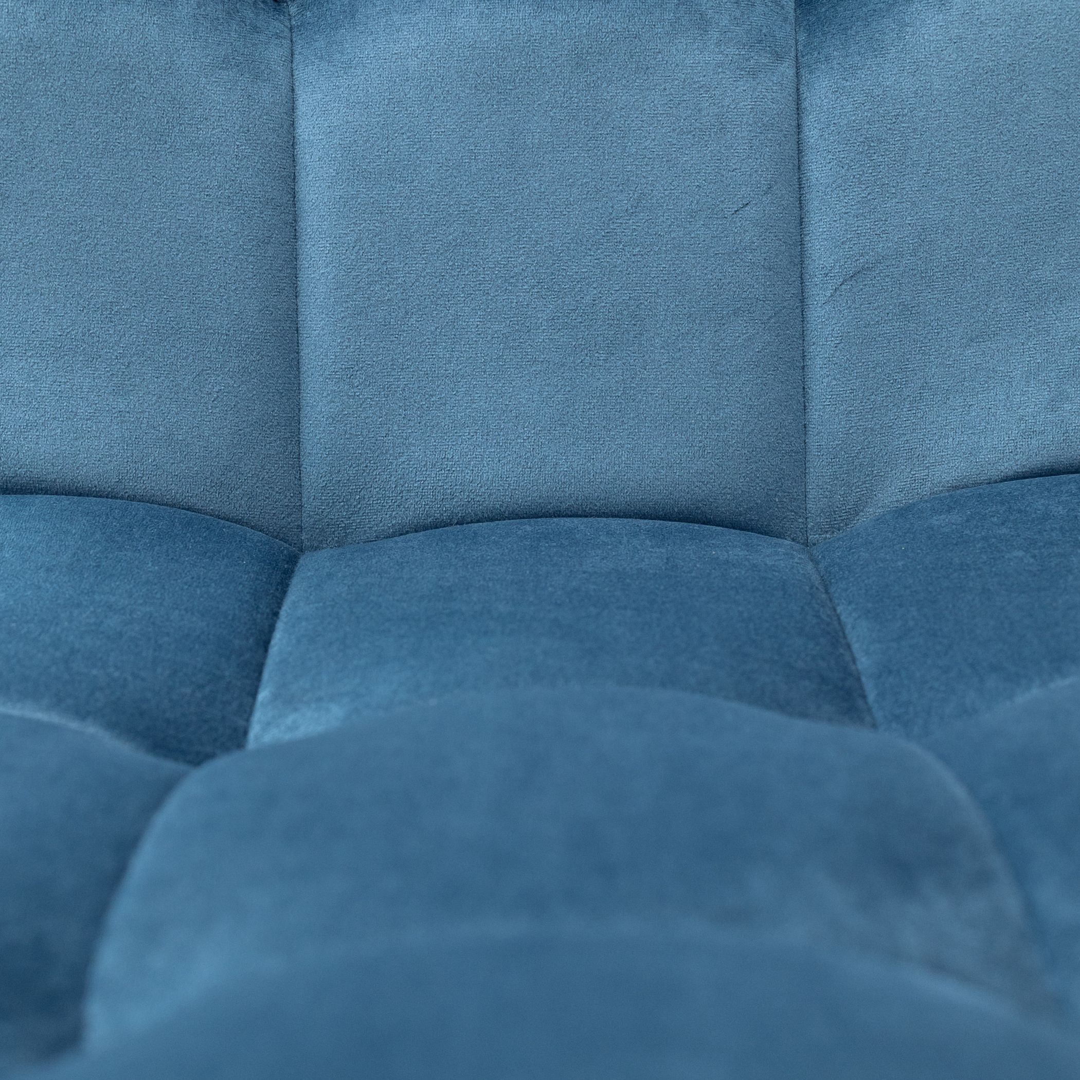 Стул барный Amazon, темно-лазурный, велюр