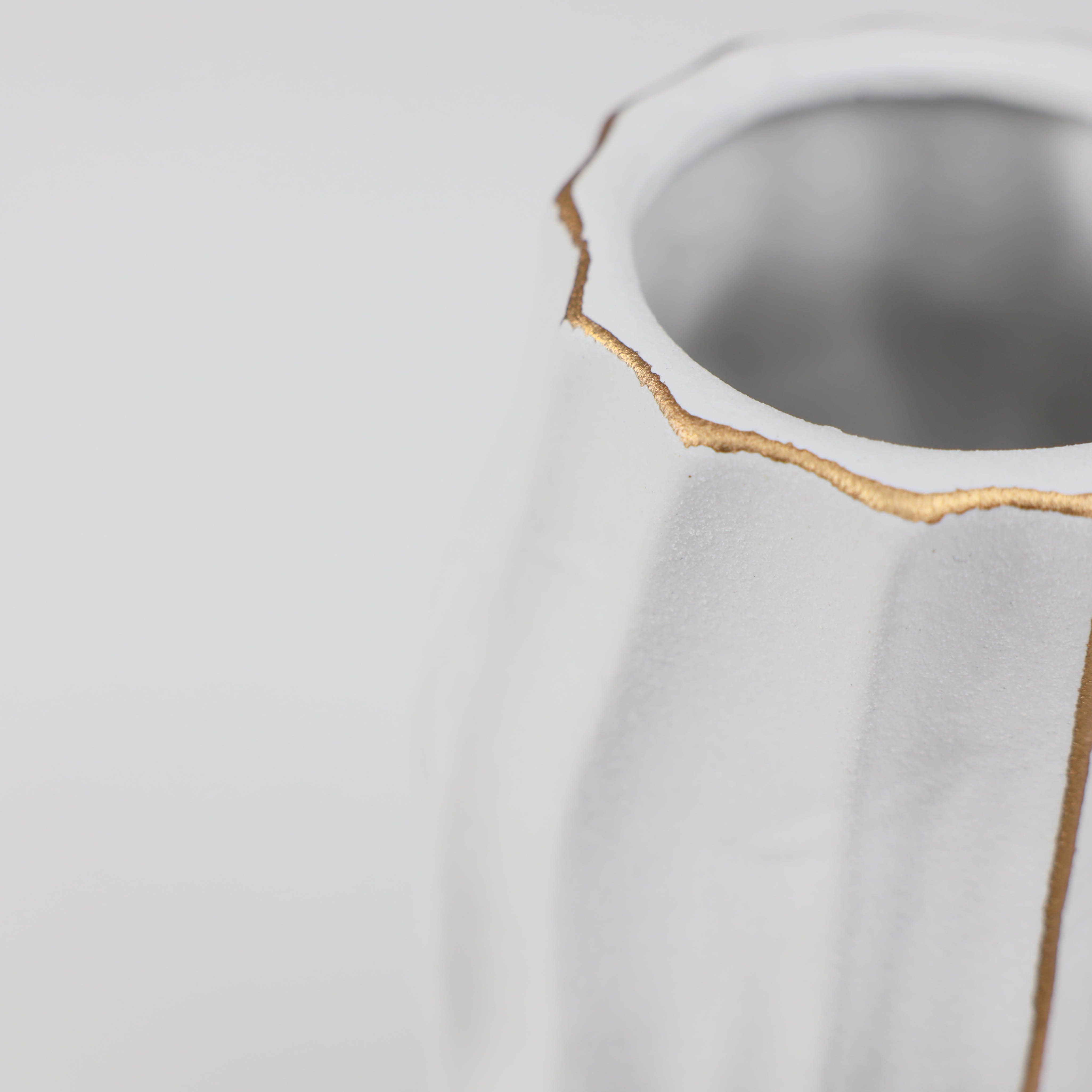 Ваза керамическая WOOD, белый, 11,5*11,5*27,5см