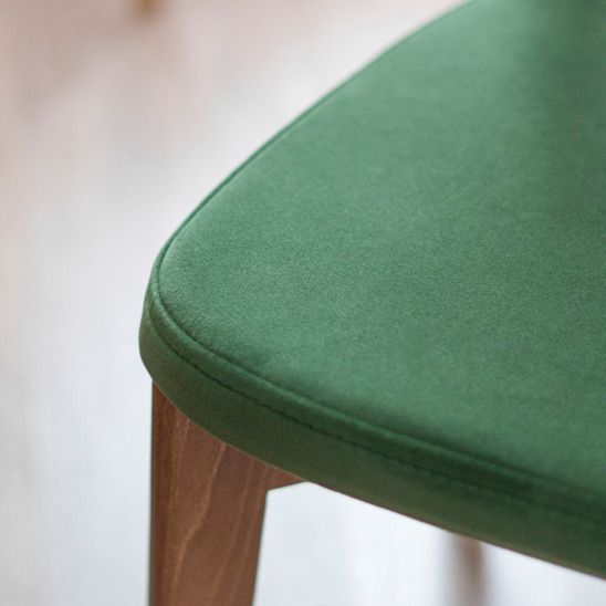 Стул Topas, сиреневый велюр Paddington 12, лак