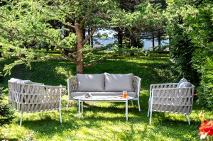 "Диего" лаунж-зона 4-местная плетеная из роупа (веревки)