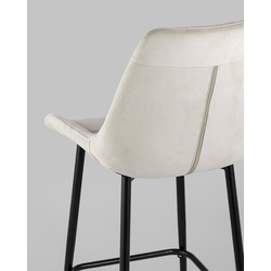 Стул полубарный Флекс велюр бежевый 2 шт.