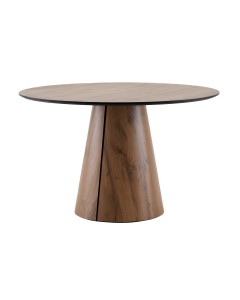 Стол круглый Стивенсон D120 столешница HPL дуб вотан