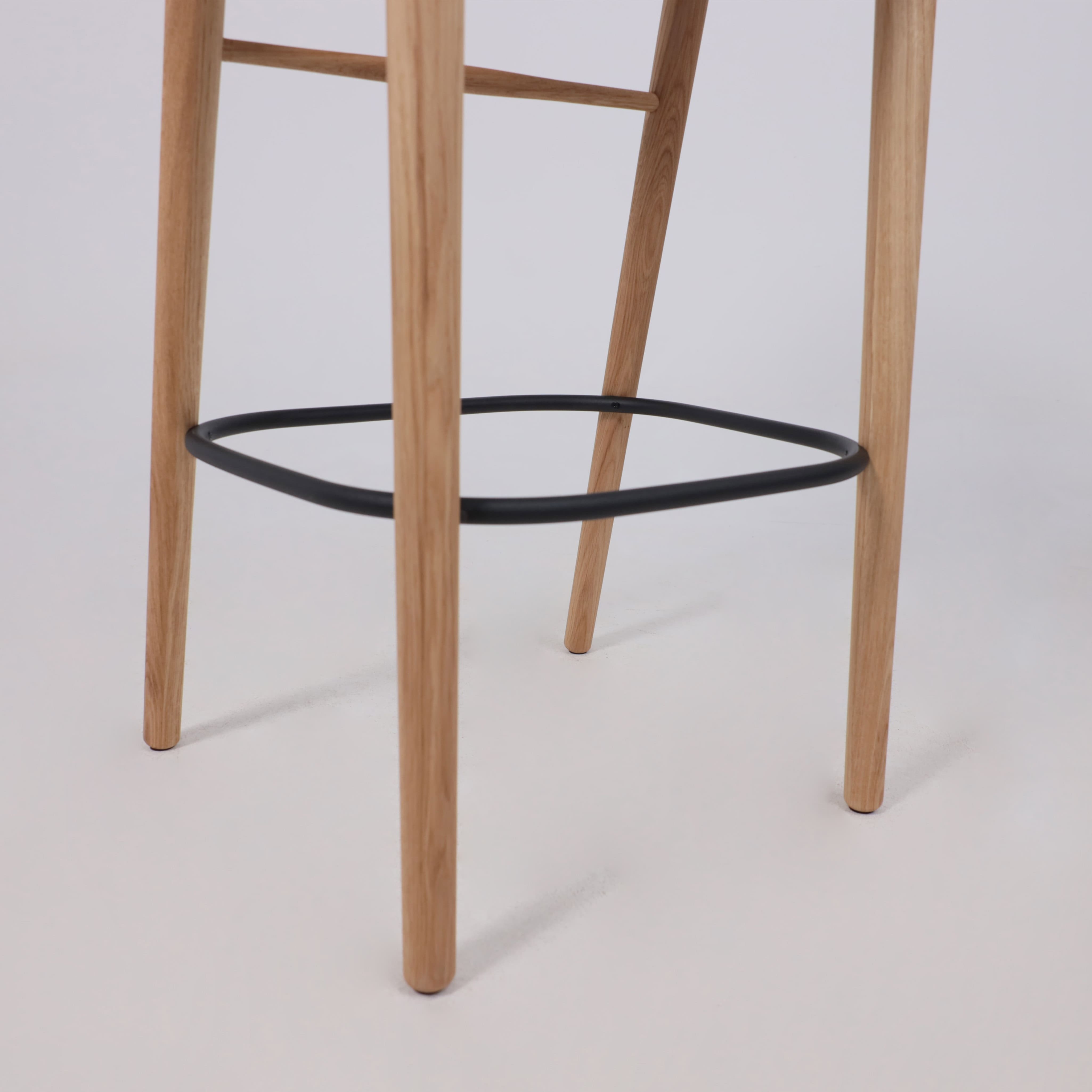 Стул барный Мэри, дуб натуральный, массив дуба